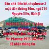 Bán nhà  liền kề, shophouse 2 mặt tiền đường 30m, ngõ 214 Nguyễn Xiển, Hà Nội