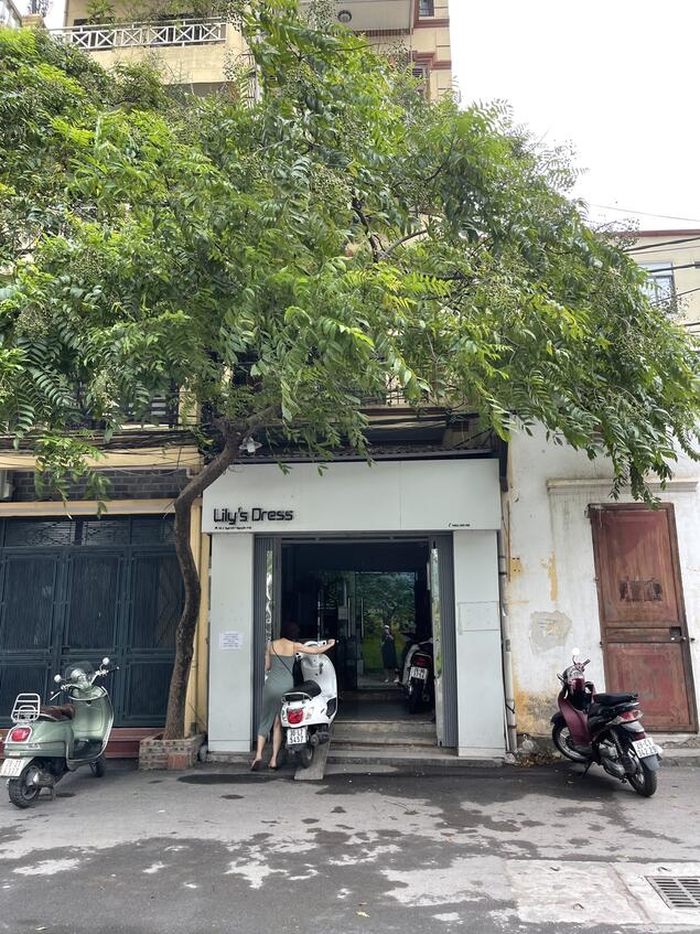 Cho thuê nhà làm văn phòng tại đường Nguyễn Trãi 50m x 4t - 15 tr oto tránh nhau
